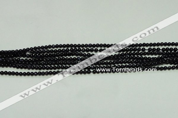 CTG113 15.5 inches 2mm round tiny blue goldstone beads wholesale