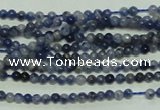 CTG115 15.5 inches 2mm round tiny sodalite gemstone beads wholesale