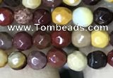 CTG1182 15.5 inches 3mm faceted round tiny mookaite gemstone beads