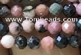 CTG1189 15.5 inches 3mm faceted round rhodonite gemstone beads