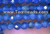 CTG1195 15.5 inches 3mm faceted round tiny apatite gemstone beads