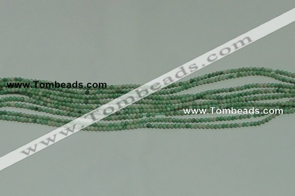 CTG125 15.5 inches 2mm round tiny Qinghai jade beads wholesale