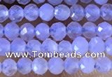 CTG1303 15.5 inches 2mm faceted round blue lace agate beads wholesale