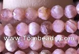 CTG1322 15.5 inches 3mm faceted round rhodochrosite beads wholesale