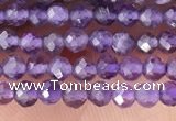 CTG1341 15.5 inches 2mm faceted round amethyst gemstone beads