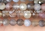 CTG1354 15.5 inches 4mm faceted round Botswana agate beads