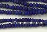 CTG1370 15.5 inches 1*1.5mm rondelle tiny lapis lazuli beads