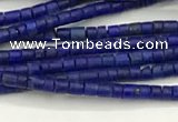 CTG1371 15.5 inches 1*1mm heishi tiny lapis lazuli beads