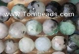 CTG1388 15.5 inches 4mm faceted round tiny emerald beads