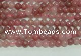 CTG140 15.5 inches 3mm round tiny rhodochrosite gemstone beads wholesale