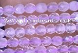 CTG1404 15.5 inches 2mm faceted round lavender amethyst beads wholesale