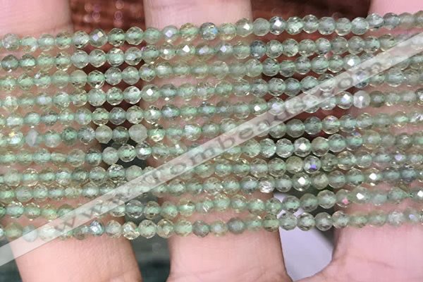 CTG1411 15.5 inches 2mm faceted round peridot beads wholesale