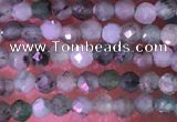 CTG1426 15.5 inches 2mm faceted round emerald gemstone beads