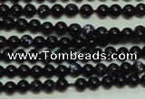 CTG143 15.5 inches 3mm round tiny blue goldstone beads wholesale