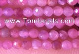 CTG1433 15.5 inches 2mm faceted round ruby gemstone beads