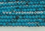 CTG144 15.5 inches 3mm round tiny blue turquoise beads wholesale