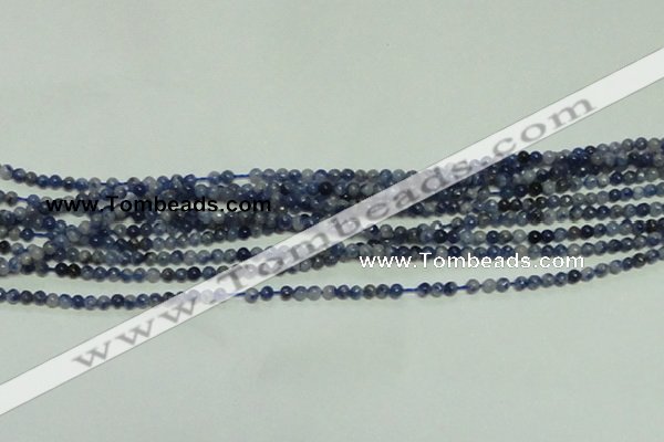 CTG145 15.5 inches 3mm round tiny sodalite gemstone beads wholesale