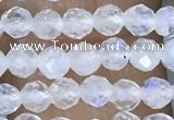 CTG1482 15.5 inches 3mm faceted round white moonstone beads