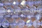 CTG1508 15.5 inches 3mm faceted round labradorite beads wholesale