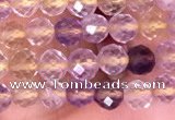 CTG1538 15.5 inches 4mm faceted round ametrine beads wholesale