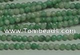 CTG155 15.5 inches 3mm round tiny Qinghai jade beads wholesale