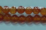 CTG16 15.5 inch 4mm round B grade tiny red agate beads wholesale