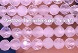 CTG1600 15.5 inches 2.5mm faceted round tiny white moonstone beads