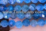 CTG1614 15.5 inches 3.5mm faceted round tiny apatite beads