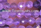 CTG1620 15.5 inches 4mm faceted round tiny labradorite beads