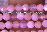 CTG1645 15.5 inches 3mm faceted round tiny moonstone beads