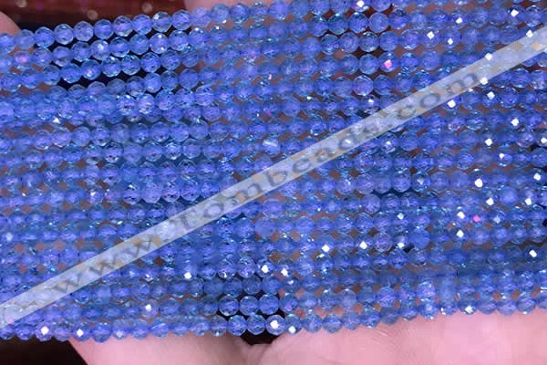 CTG1662 15.5 inches 2.5mm faceted round tiny apatite beads