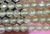 CTG1671 15.5 inches 3mm faceted round tiny peridot beads