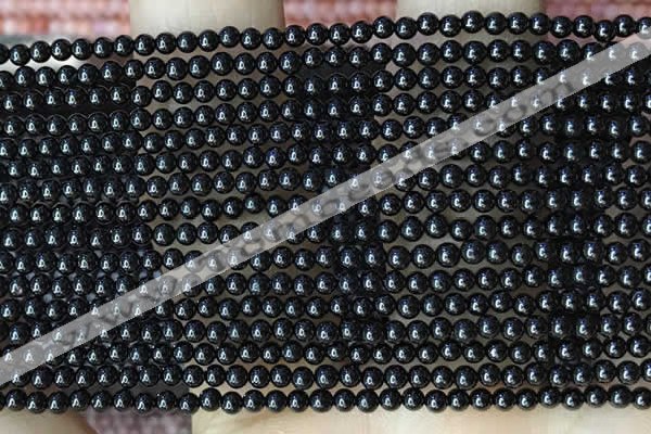 CTG2030 15 inches 2mm,3mm natural black spinel beads