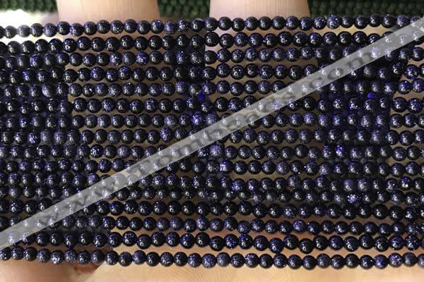 CTG2036 15 inches 2mm,3mm blue goldstone beads wholesale