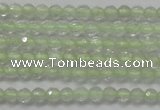 CTG204 15.5 inches 3mm faceted round tiny prehnite gemstone beads