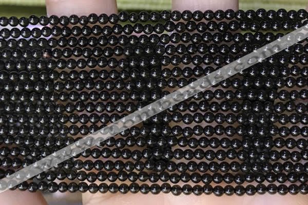 CTG2051 15 inches 2mm,3mm black obsidian gemstone beads