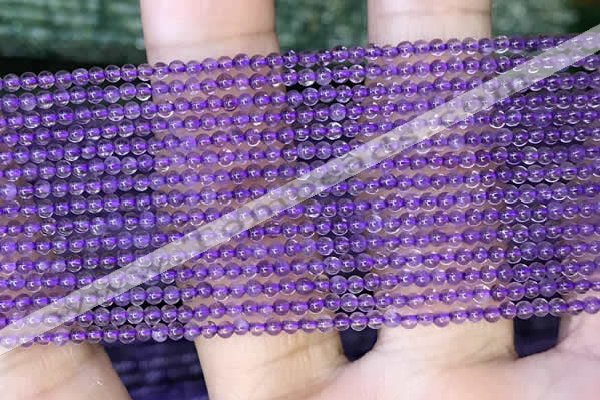 CTG2065 15 inches 2mm,3mm natural amethyst quartz gemstone beads