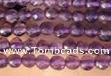 CTG2123 15 inches 2mm,3mm & 4mm faceted round amethyst gemstone beads