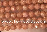 CTG2136 15 inches 2mm,3mm faceted round goldstone beads