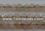 CTG218 15.5 inches 3mm faceted round tiny moonstone beads