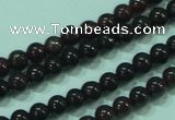 CTG22 15.5 inches 3mm round B grade tiny garnet beads wholesale