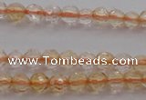 CTG221 15.5 inches 3mm faceted round tiny citrine beads