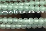 CTG2249 15 inches 2mm faceted round natural prehnite beads