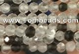 CTG2256 15 inches 2mm faceted round ghost crystal beads