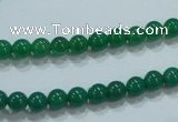 CTG25 15.5 inches 4mm round tiny green agate beads wholesale