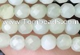 CTG2516 15.5 inches 4mm faceted round jade beads wholesale