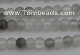 CTG253 15.5 inches 3mm round tiny cloudy quartz beads wholesale