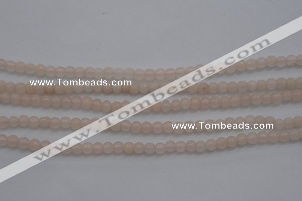 CTG258 15.5 inches 3mm round tiny peach stone beads wholesale