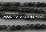 CTG259 15.5 inches 3mm round tiny black labradorite beads wholesale