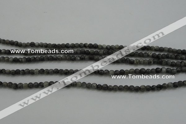 CTG259 15.5 inches 3mm round tiny black labradorite beads wholesale